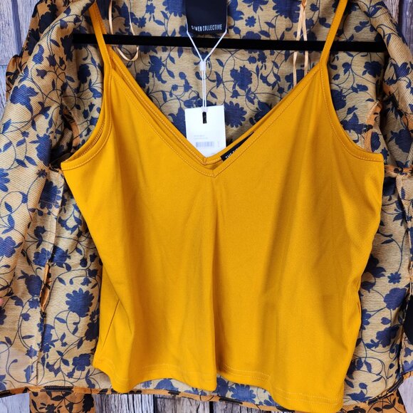 CMEO COLLECTIVE Love Hate Wrap Top - L - Picture 11 of 15